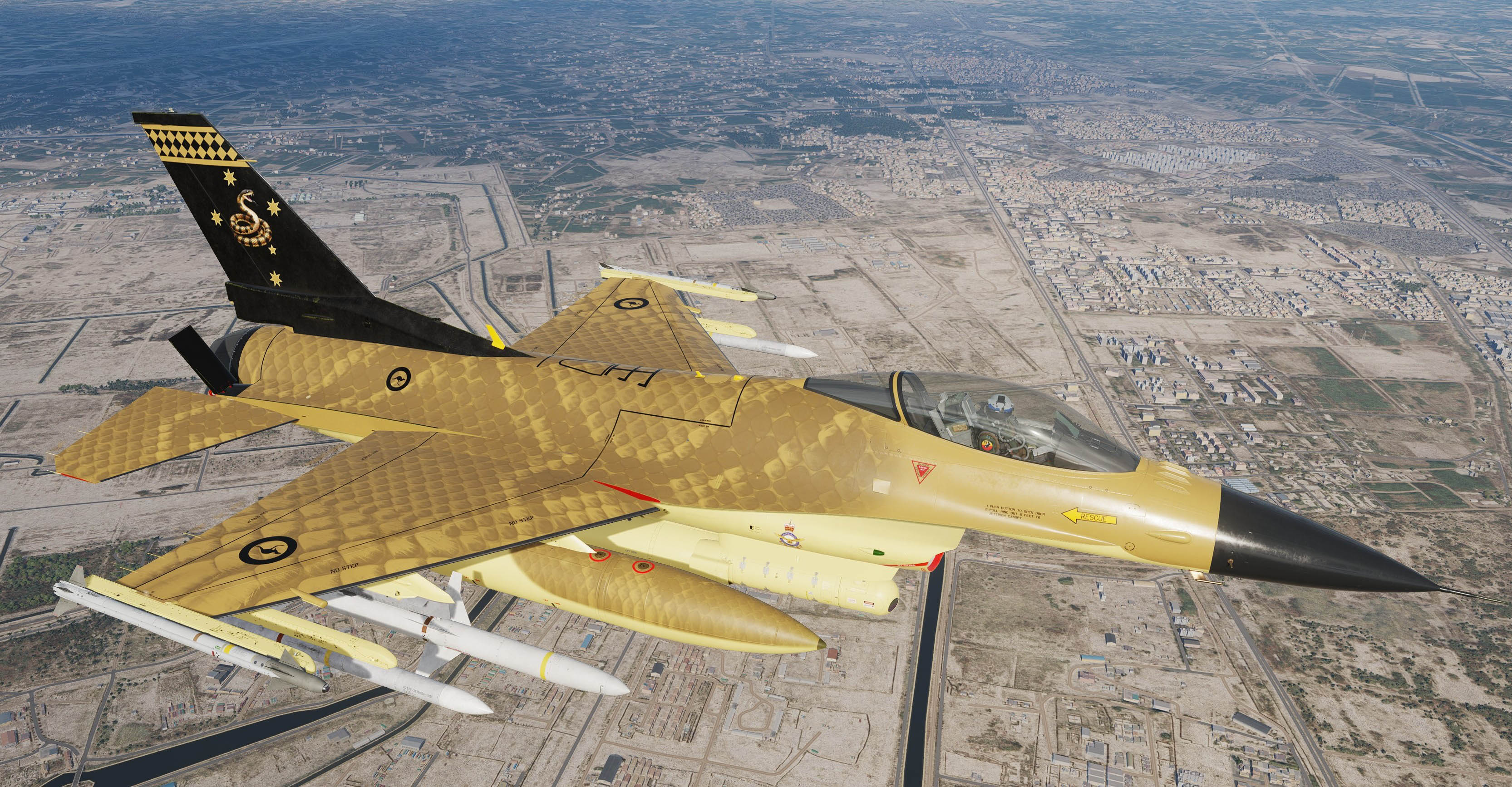 F-16C_50 : Desert Viper - Snake Skin