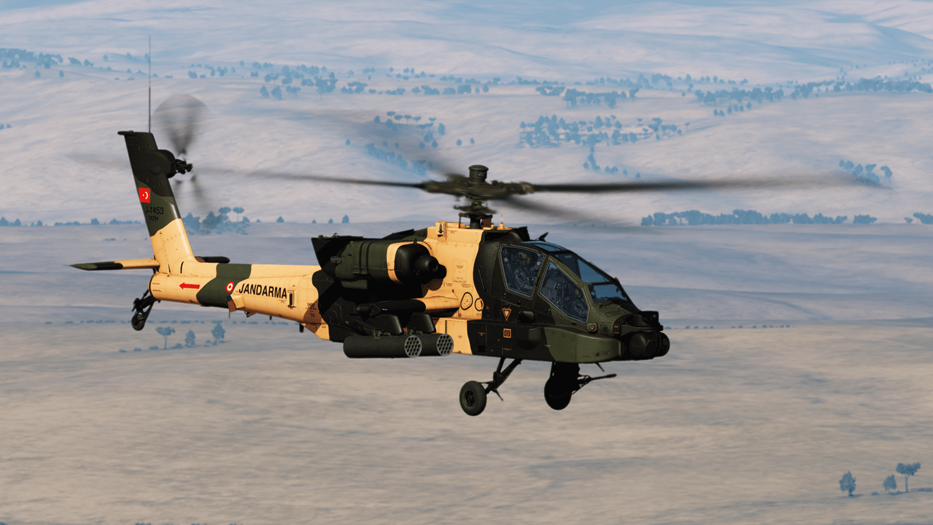 AH-64D Jandarma & Kara Kuvvetleri 'T129 Skin Pack'