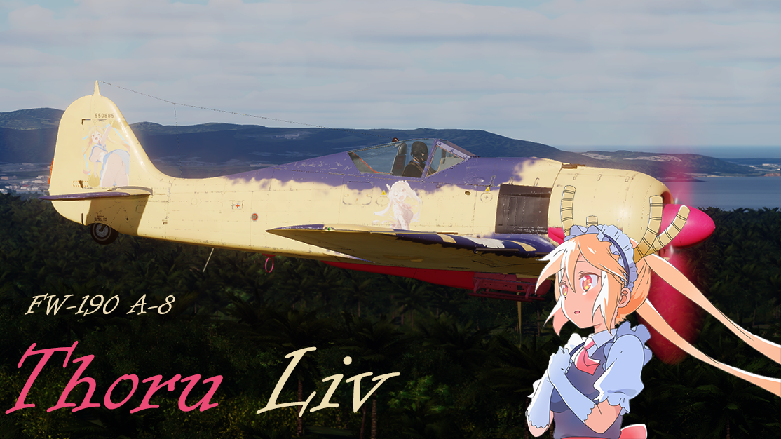 FW-190A8 Thoru (From Miss Kobayashi's Dragon Maid) Livery