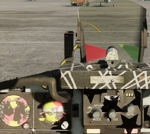 F-5E clear HUD mod - light tint