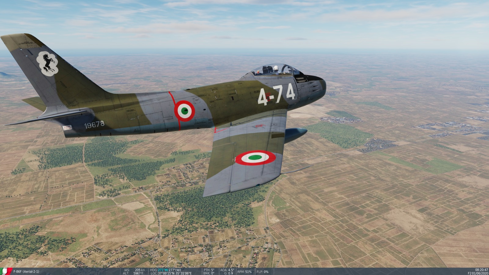 Canadair Sabre CL.13 IX Gruppo Caccia 4^Aerobrigata