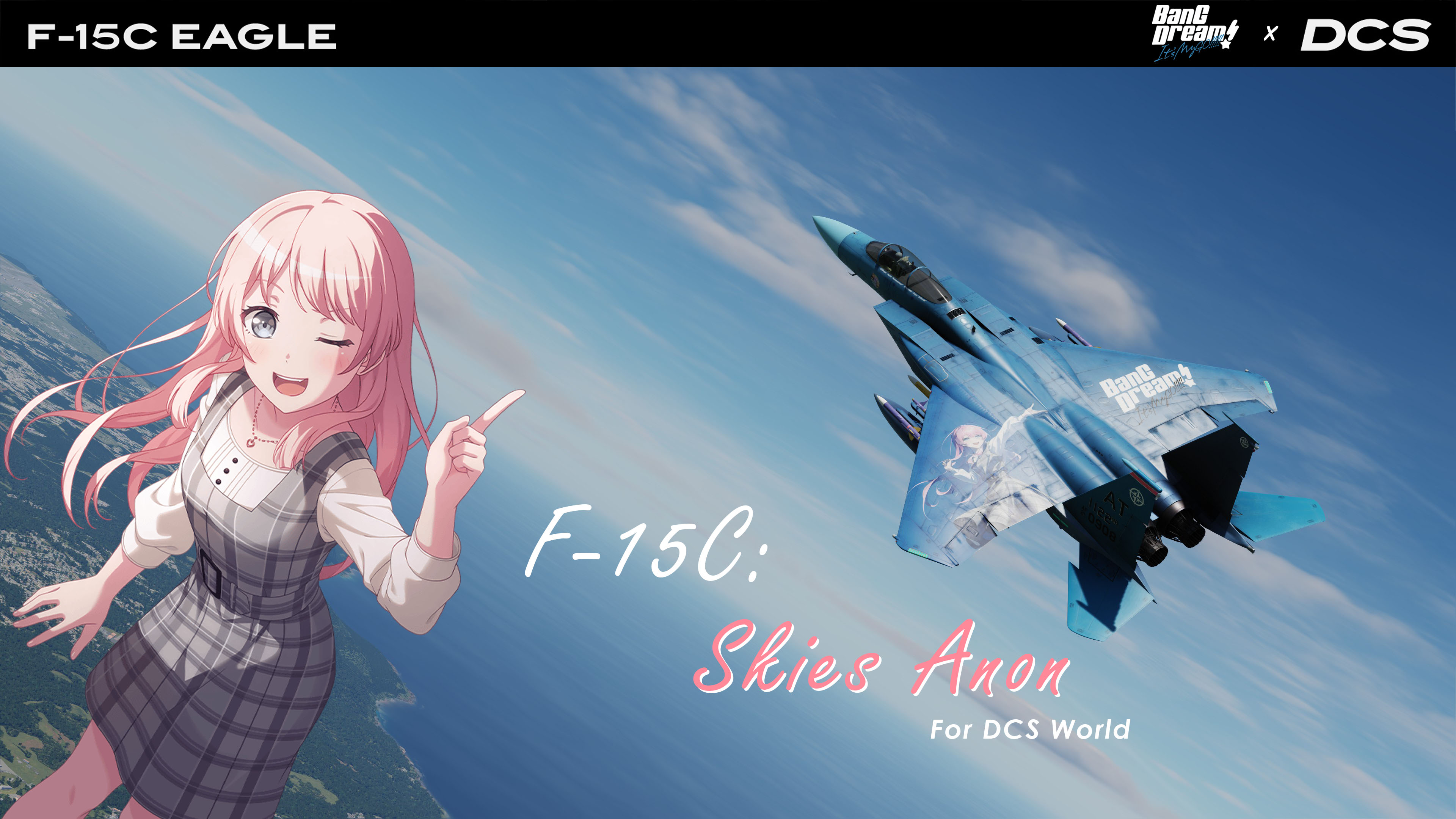 Fictional Anime Skin:F-15C BanG Dream!Skies Anon