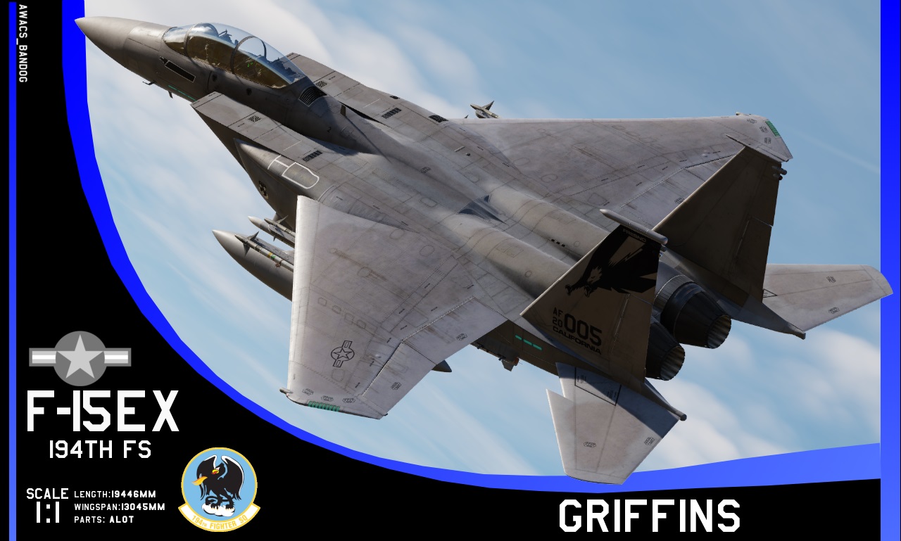 194th Fighter Squadron "Griffins" F-15EX