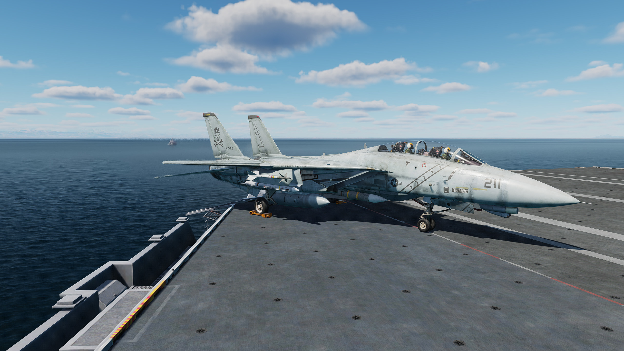 F-14A AJ211 of VF-84, Bn161164, USS Theodore Roosevelt, 1991