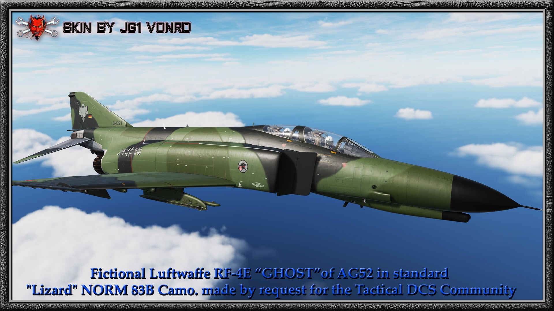 Fictional Luftwaffe RF-4E “GHOST”of AG52
