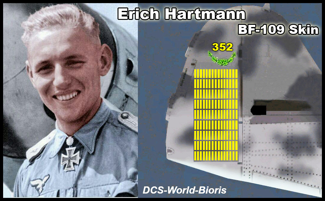 BF-109 Erich Hartmann 352 Victories