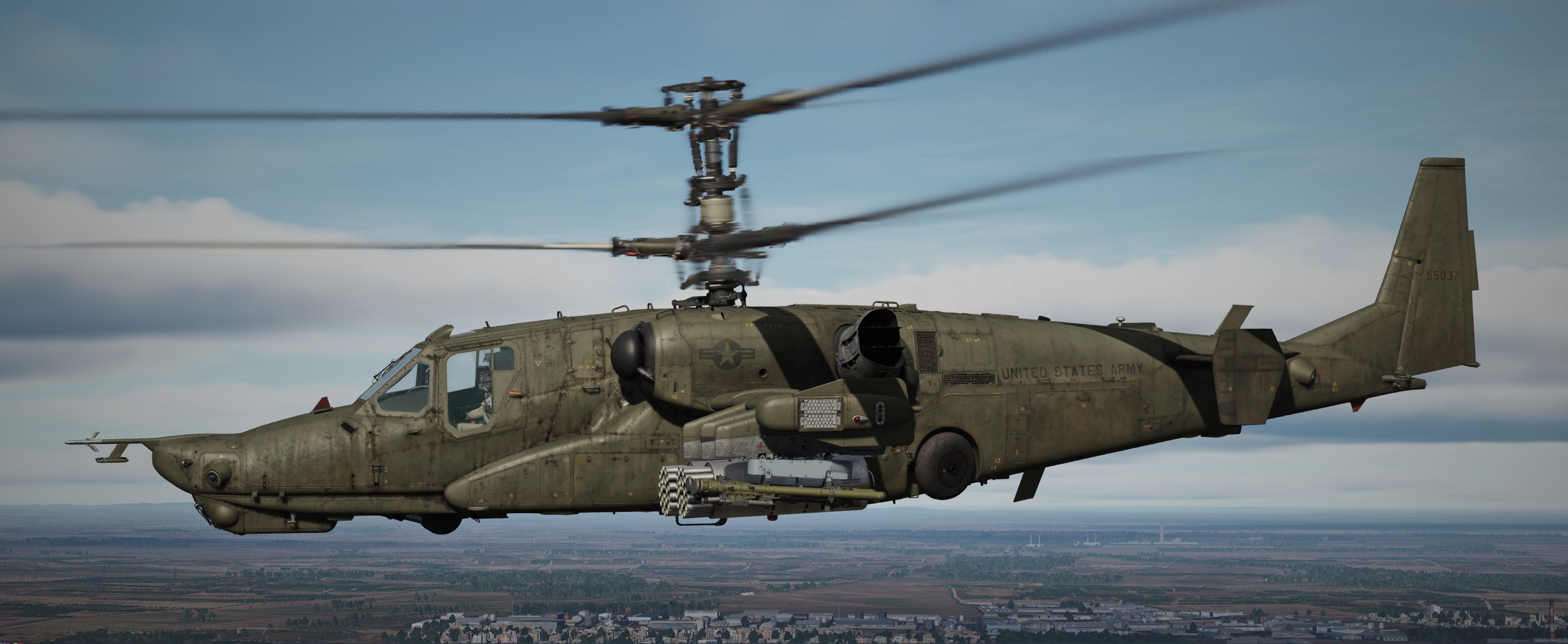 Ka-50 BS3 US Army Livery - (USA pilot included)