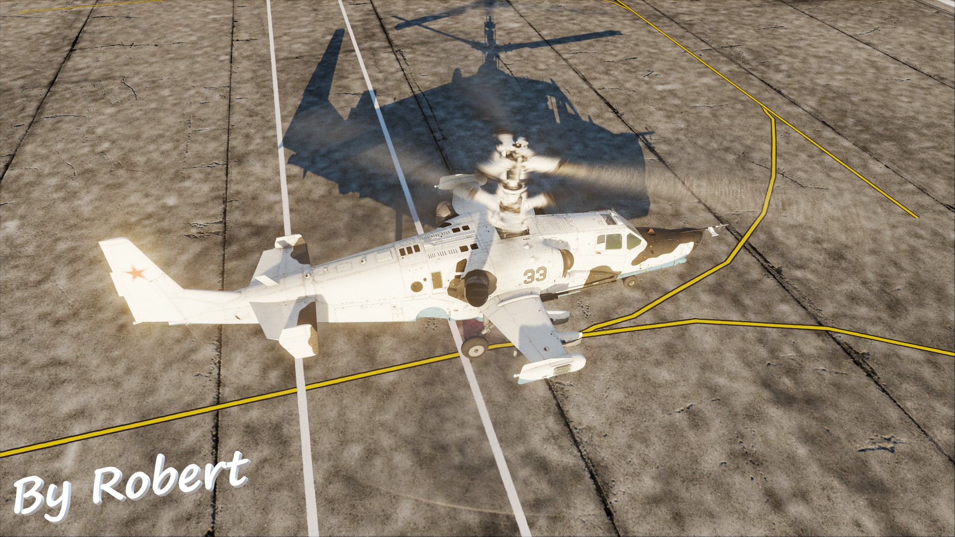 Ka-50 III White Color | White | Белый б/н и с номерами