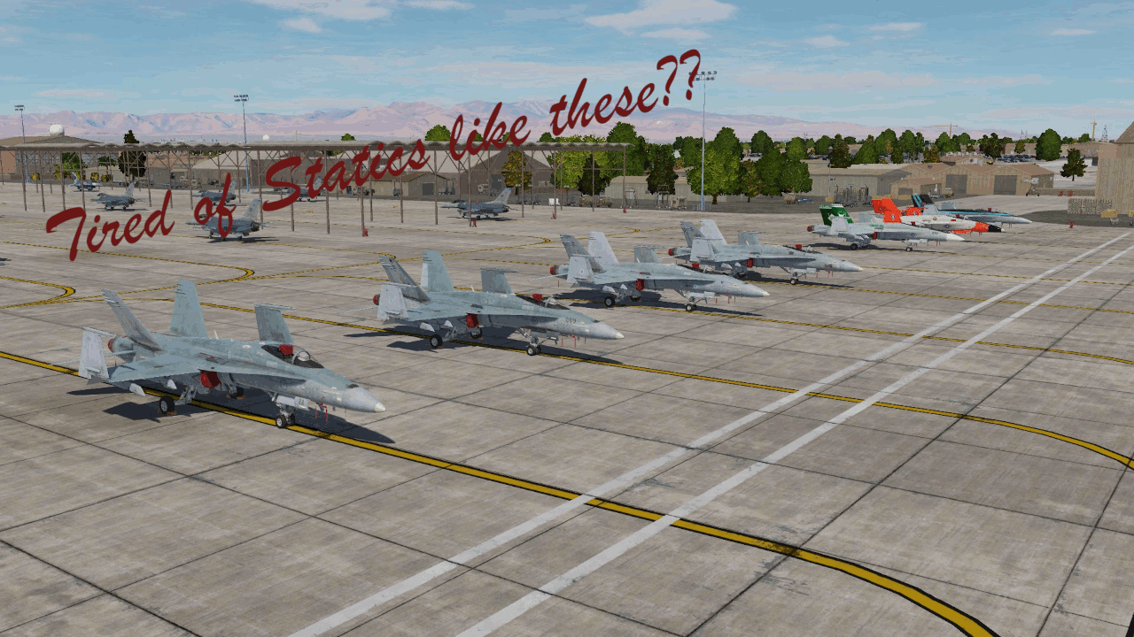 Melty's F/A-18C wings down statics liveries V2.0!!!