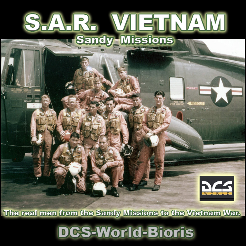 S.A.R. VIETNAM 1973 - Sandy Mission 1 - P47 & Huey - ENGLISH