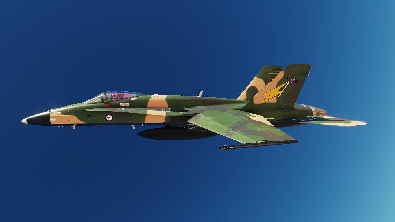 RAAF F-18C 1 Sqn - Amberley - Camo