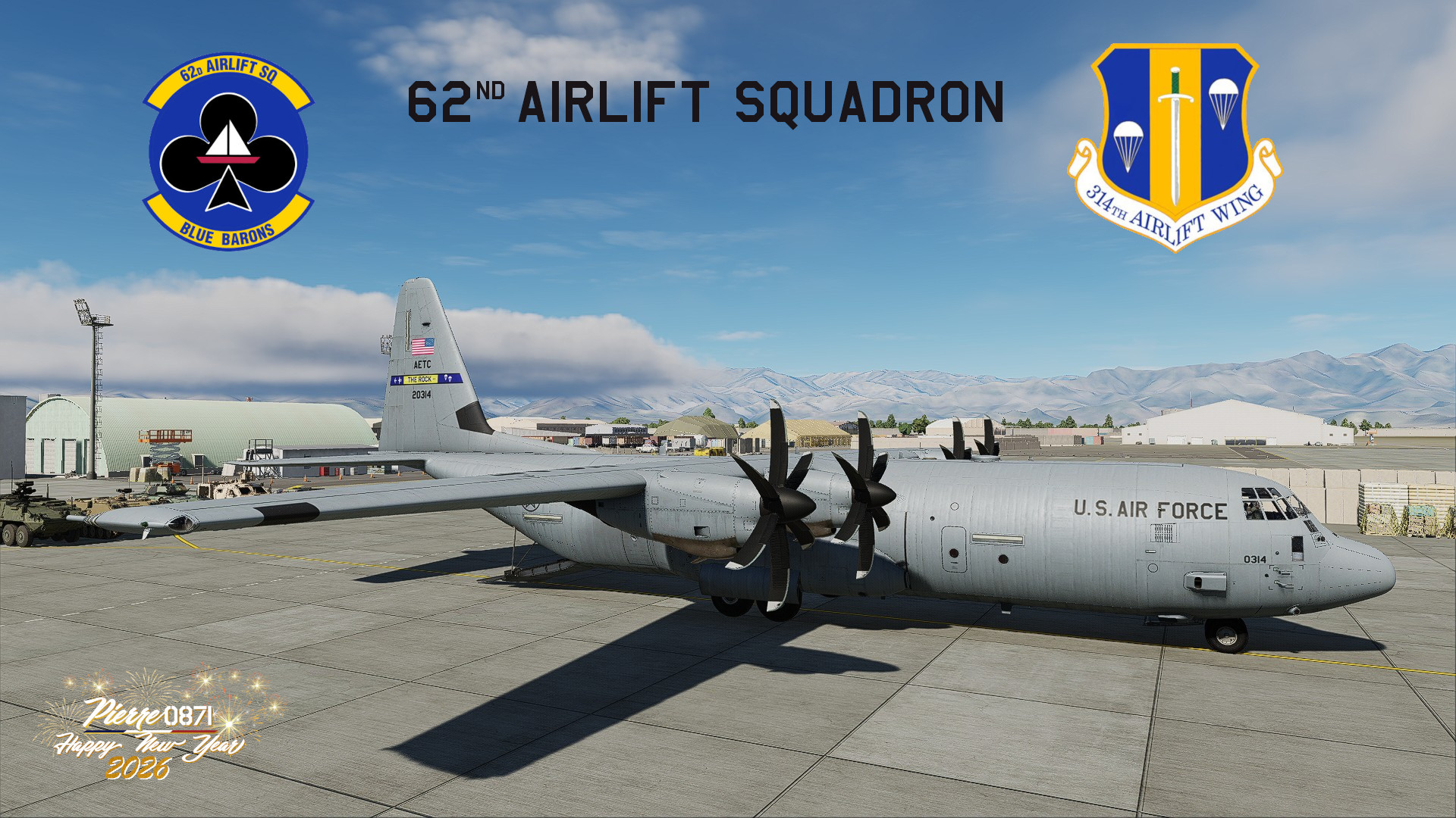 USAF 62nd Airlift Squadron "Blue Barons"