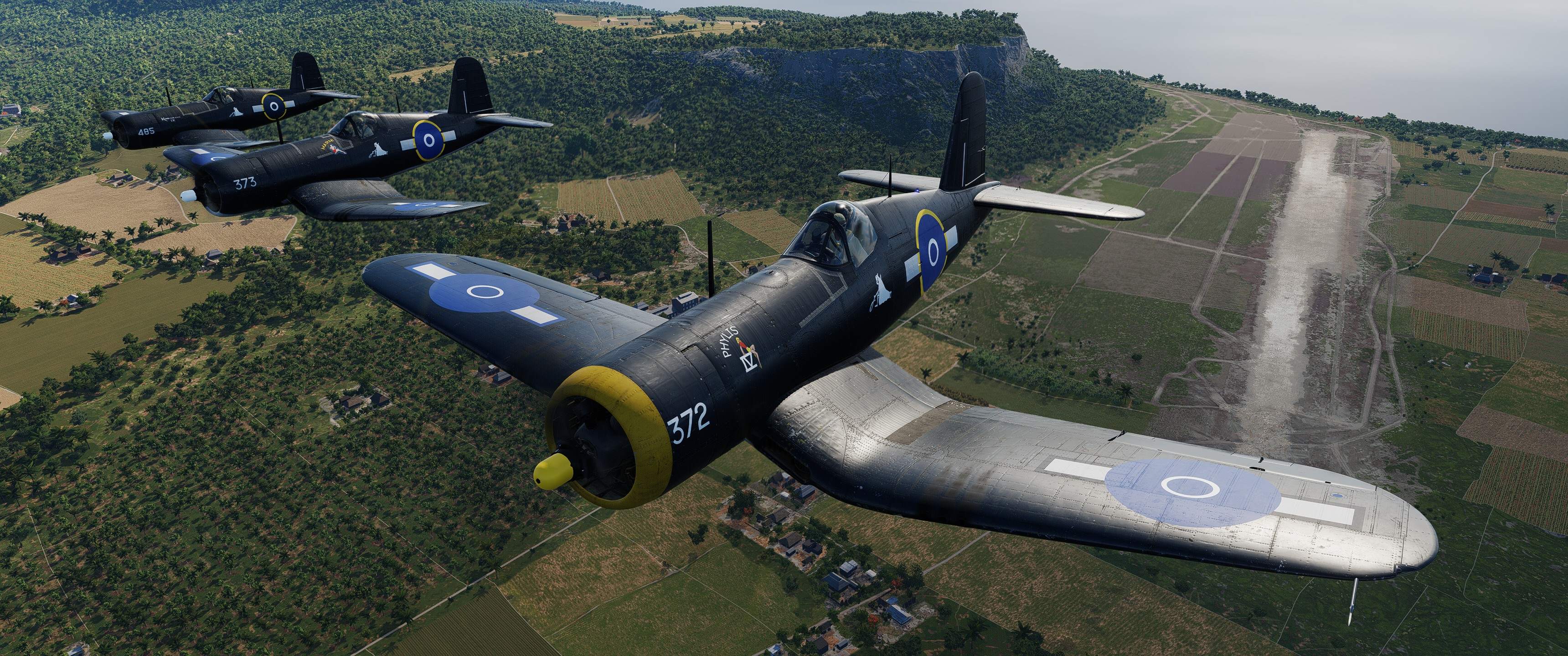 F4U-1D Corsair NZ5372 "Phylis" and NZ5373 "Marie"