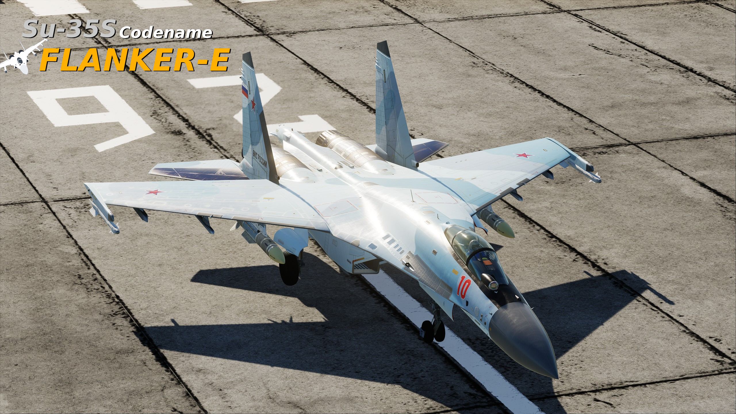 Su-35S Russian VKS Modern + Custom Roughmets for Su-35S (Codename Flanker)