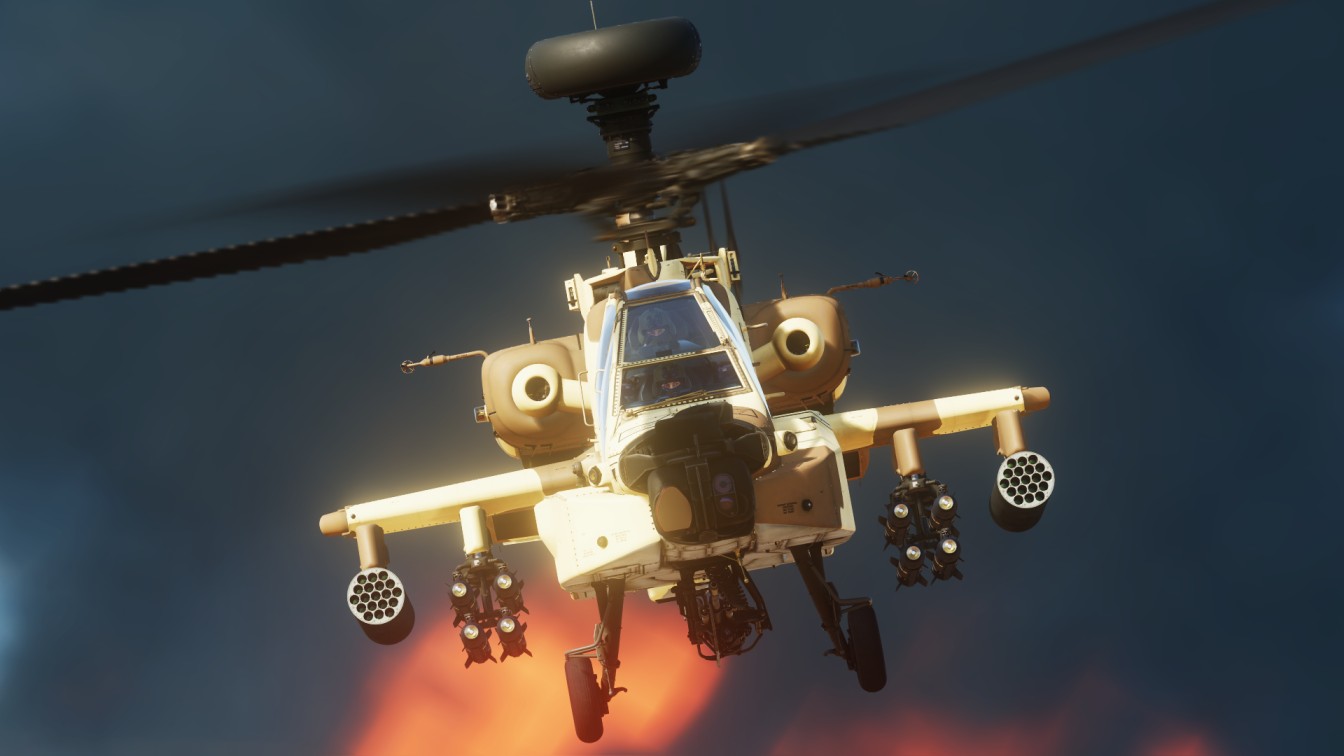 Royal Moroccan Air Force AH64E Livery By Chahine/AWAW. 