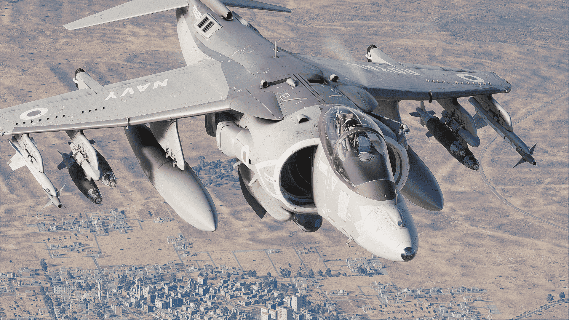 Royal Navy "Crusaders" Low Vis Stealth Livery | AV-8B NA Harrier V/STOL | By RatRanger