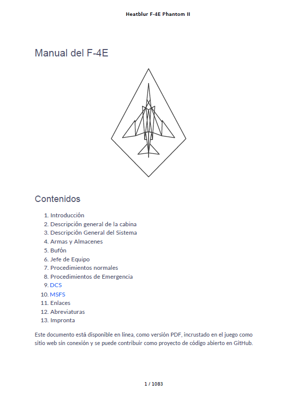 F-4E Phantom II Guia Oficial Heatblur en ESPAÑOL