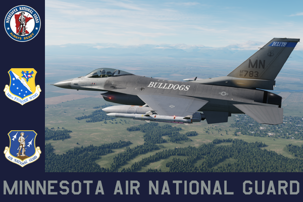 Minnesota Air National Guard F-16 MN Tail