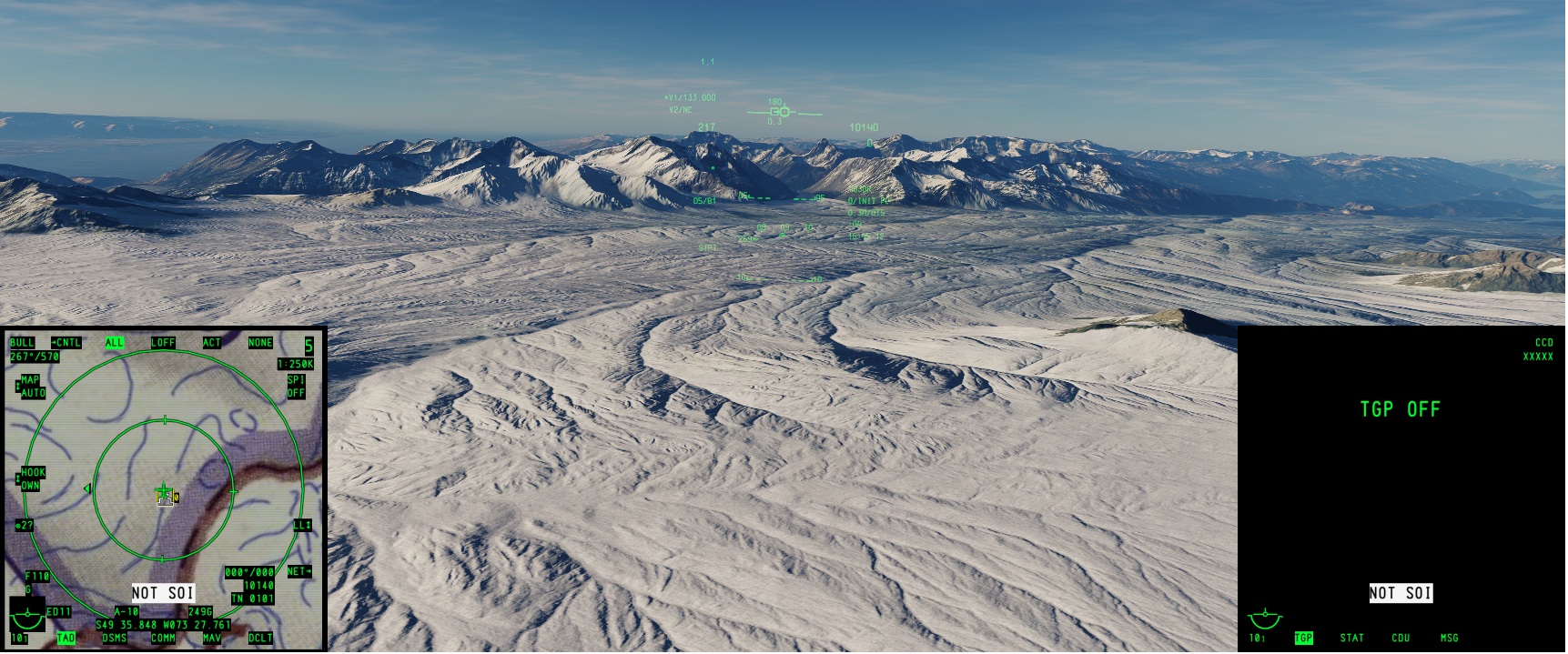 No MFCD's in Hud Only View