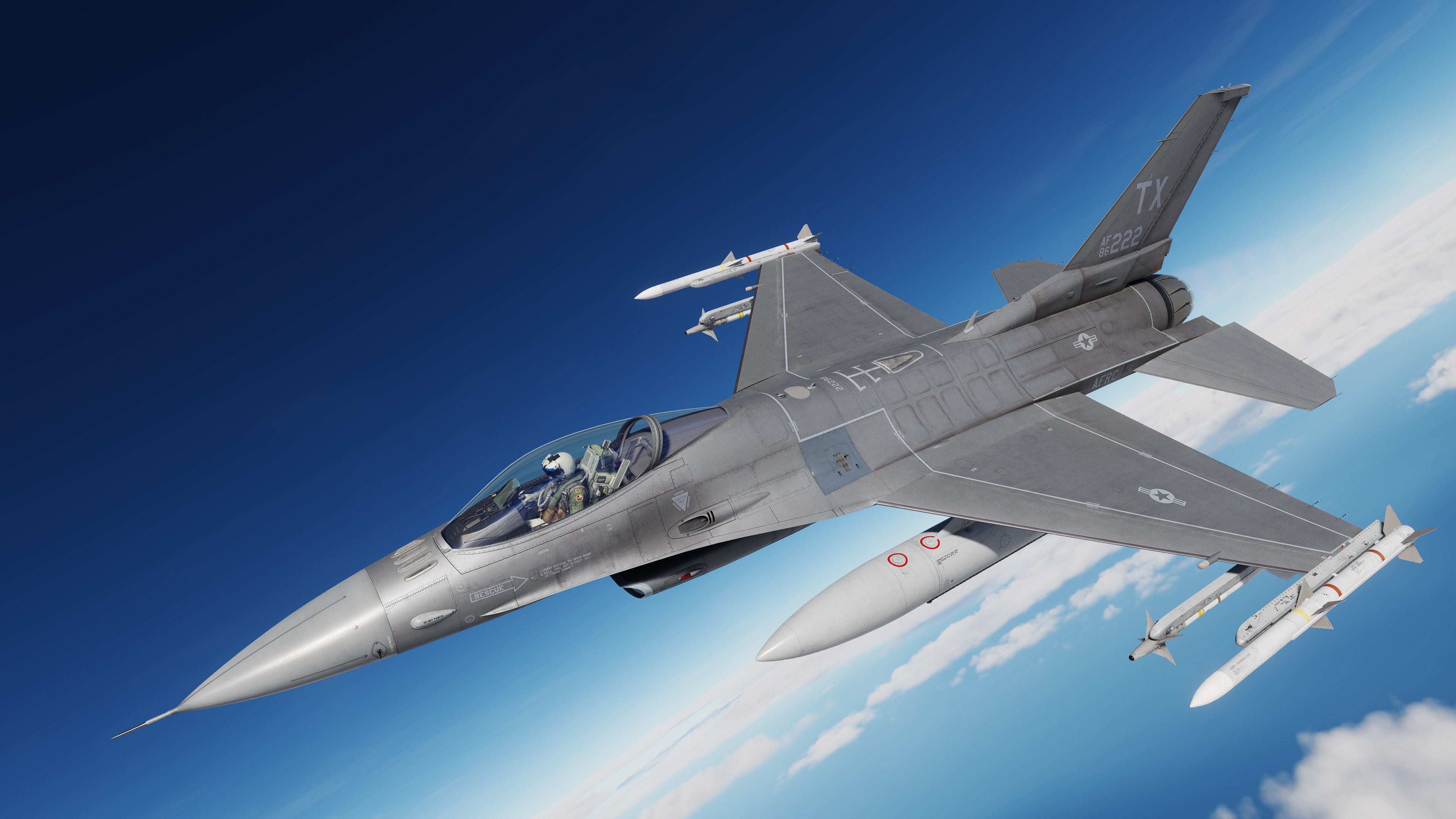 86-0222 F-16C Block 30 457th TX