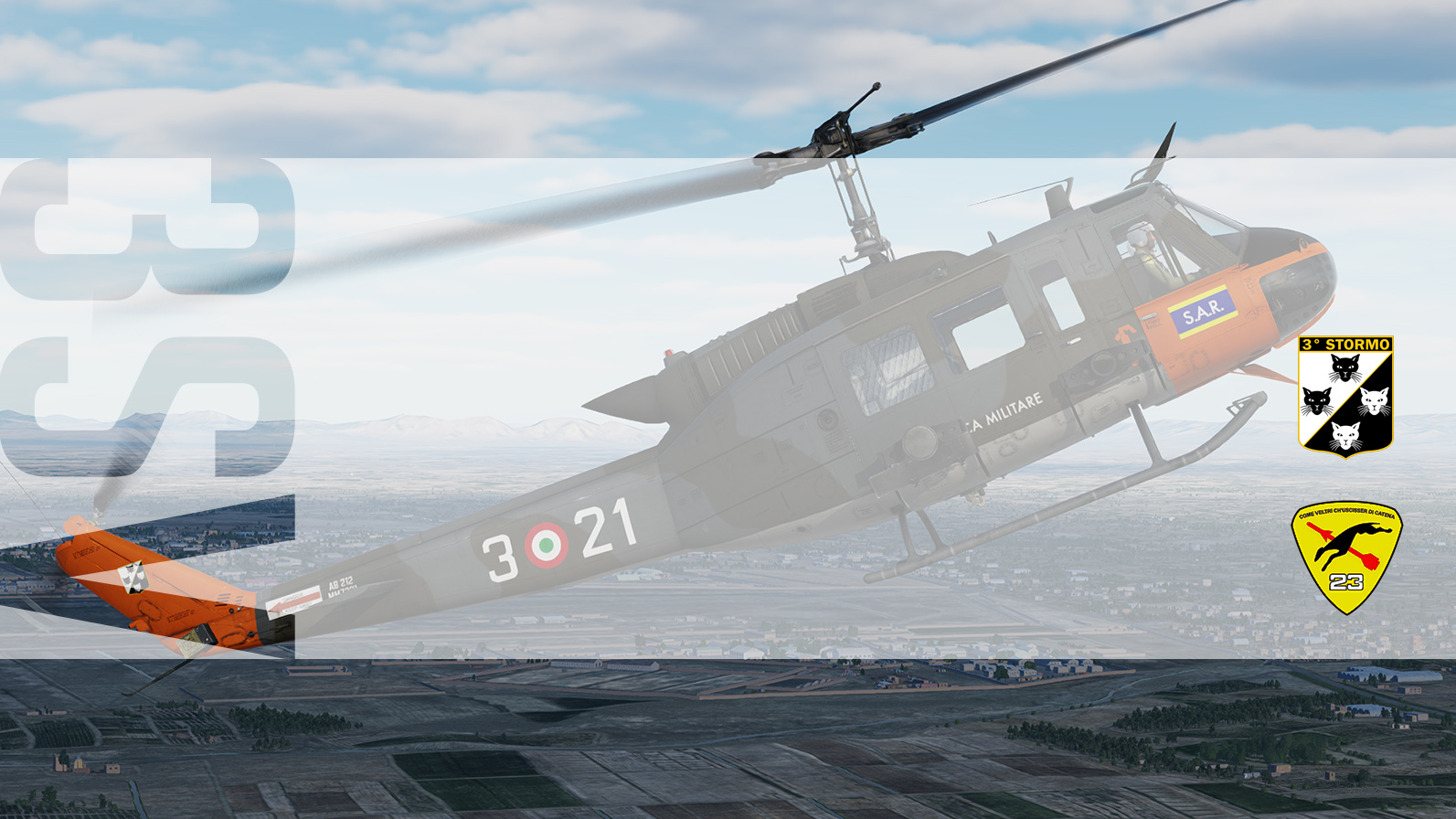 UH-1H "CAMO SAR" AMI 3° Stormo 23° Gruppo (fictional)