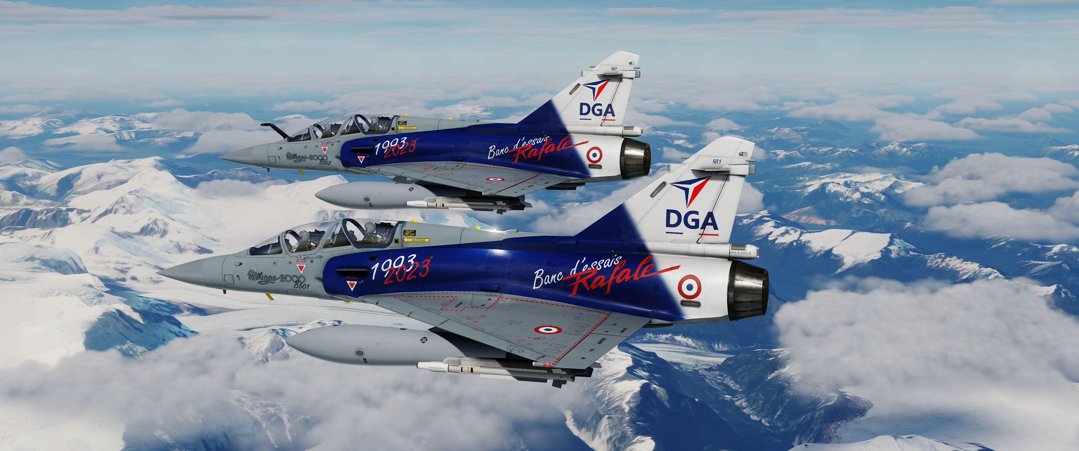 Mirage 2000-B501 DGA 2023  (Split Air Mod)