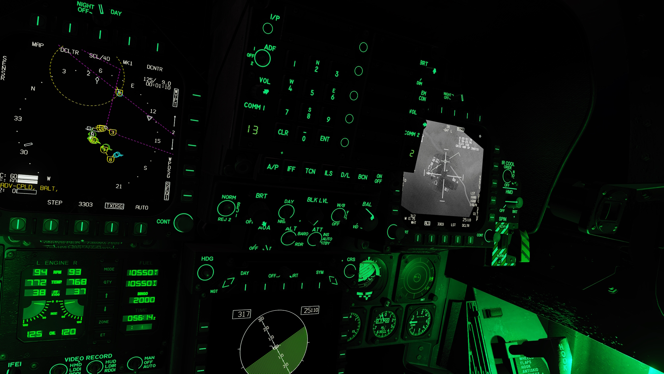 F/A-18C Modern MPD v 2.0 - Updated 4/29/2024 now with Realistic HUD/JHMCS II optional addons.