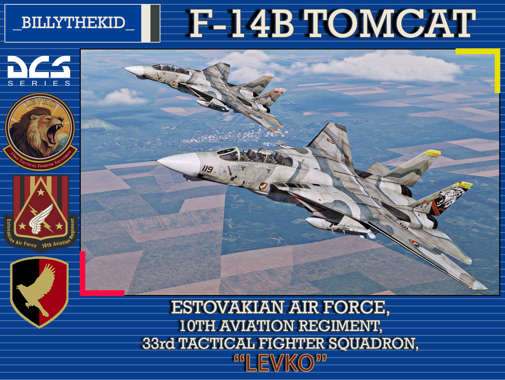 Ace Combat - Estovakian Air Force - 10th Aviation Regiment - 33rd Tactical Fighter Squadron 'Levko'