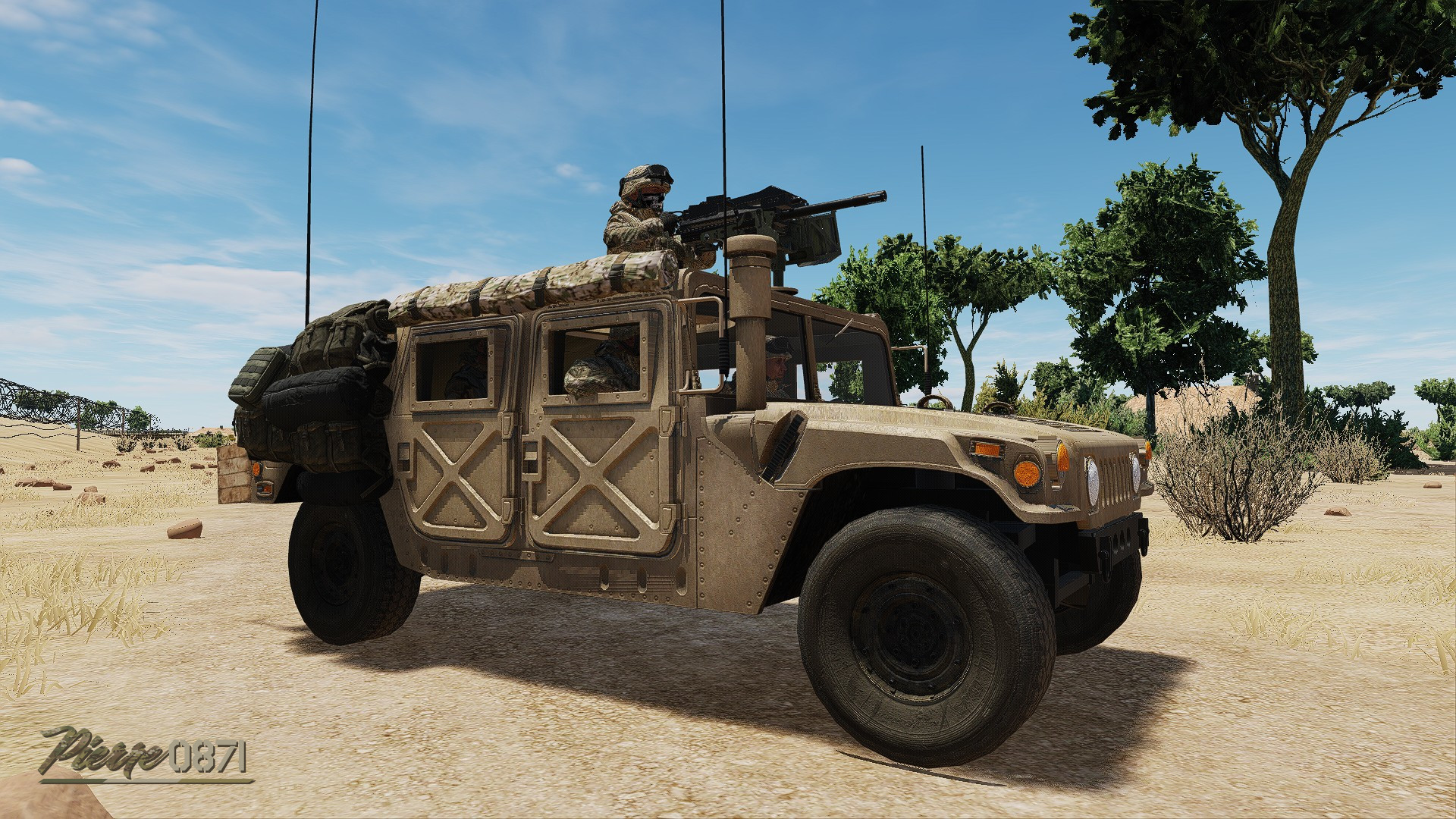 HUMVEE OIF MK19 DESERT / MULTICAM