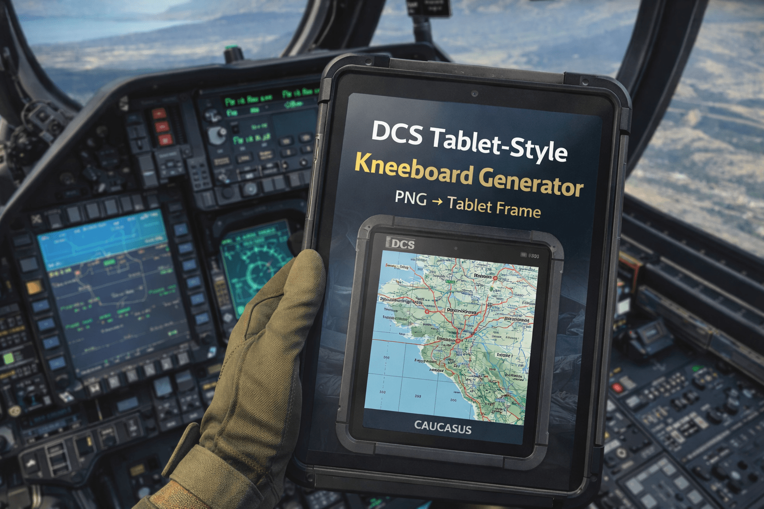 DCS World Tablet Kneeboard | © AsilTurq