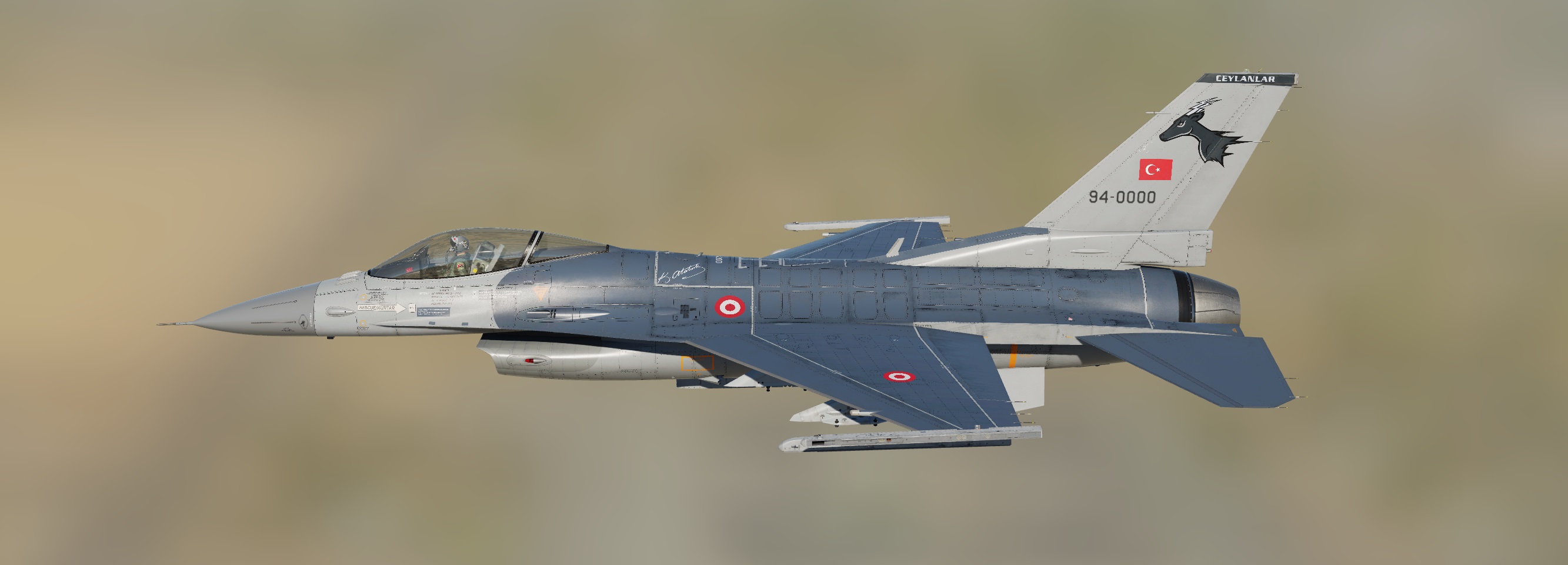 Turkish Air Force 142.Ceylan Filo_4K