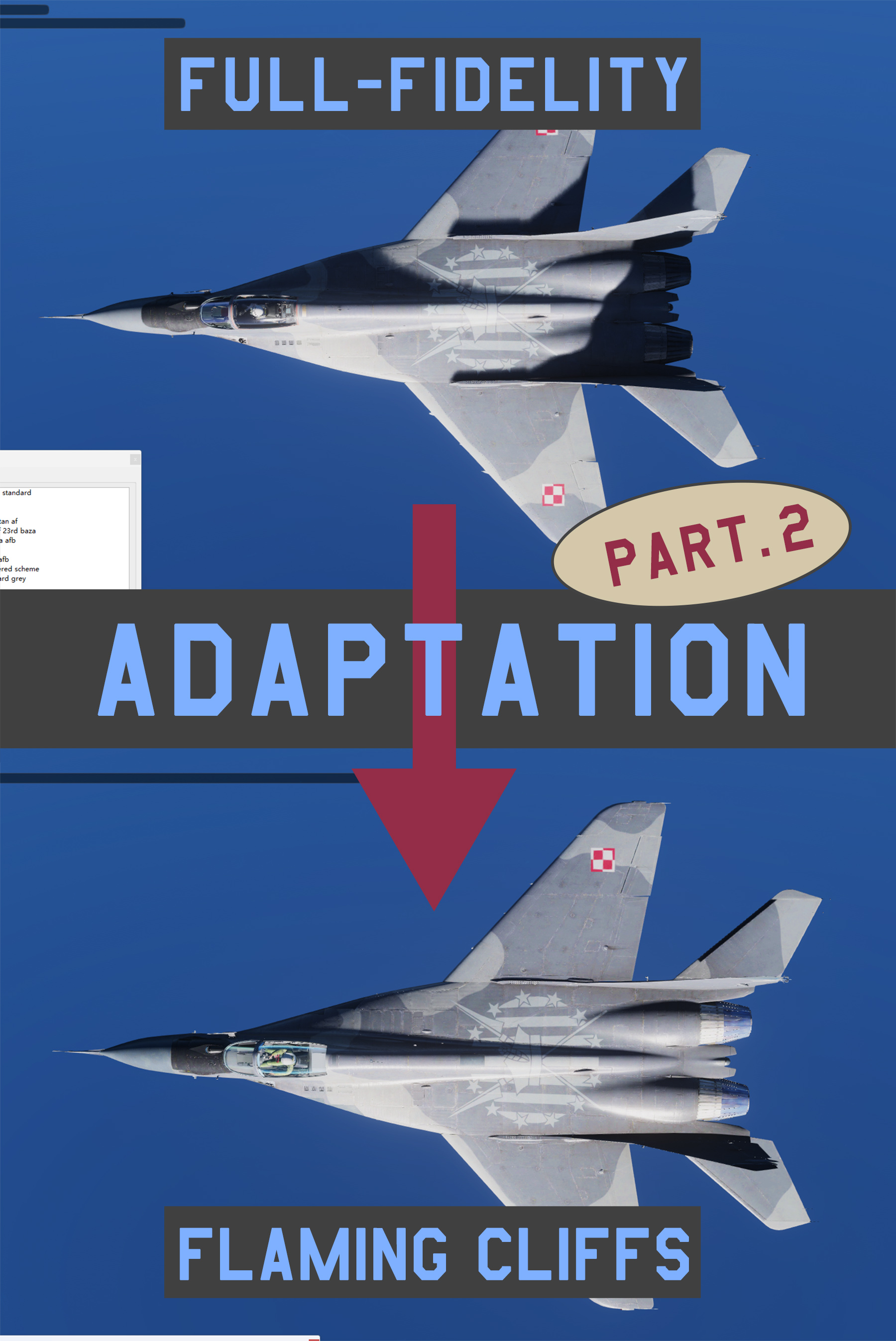 Livery Adaptation - All Full Fidelity MiG-29 Skins for MiG-29 Flaming Cliffs (Part.2)