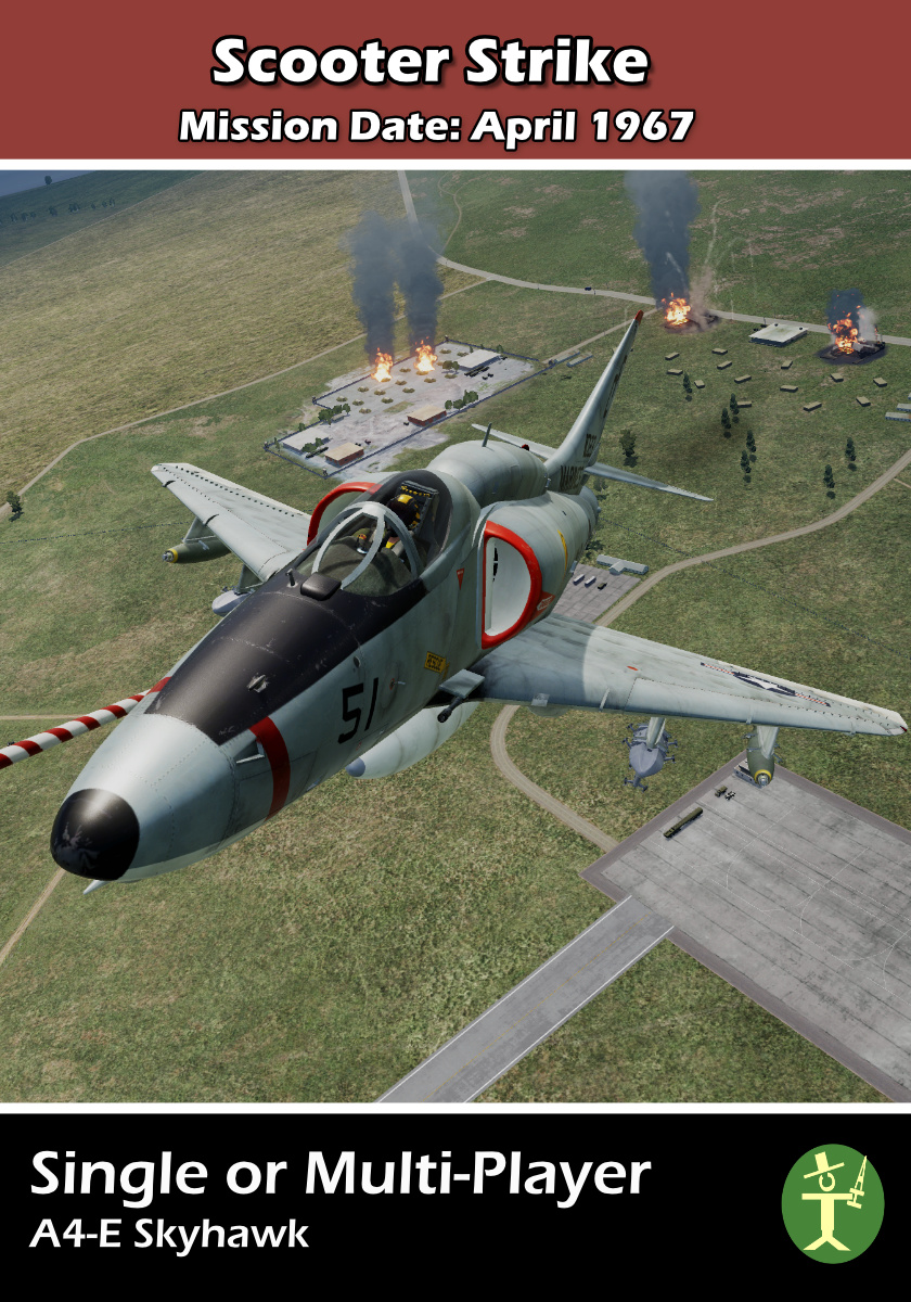 A4 Skyhawk - Scooter Raid, Vietnam April 1967 - Single / Multi-player Mission