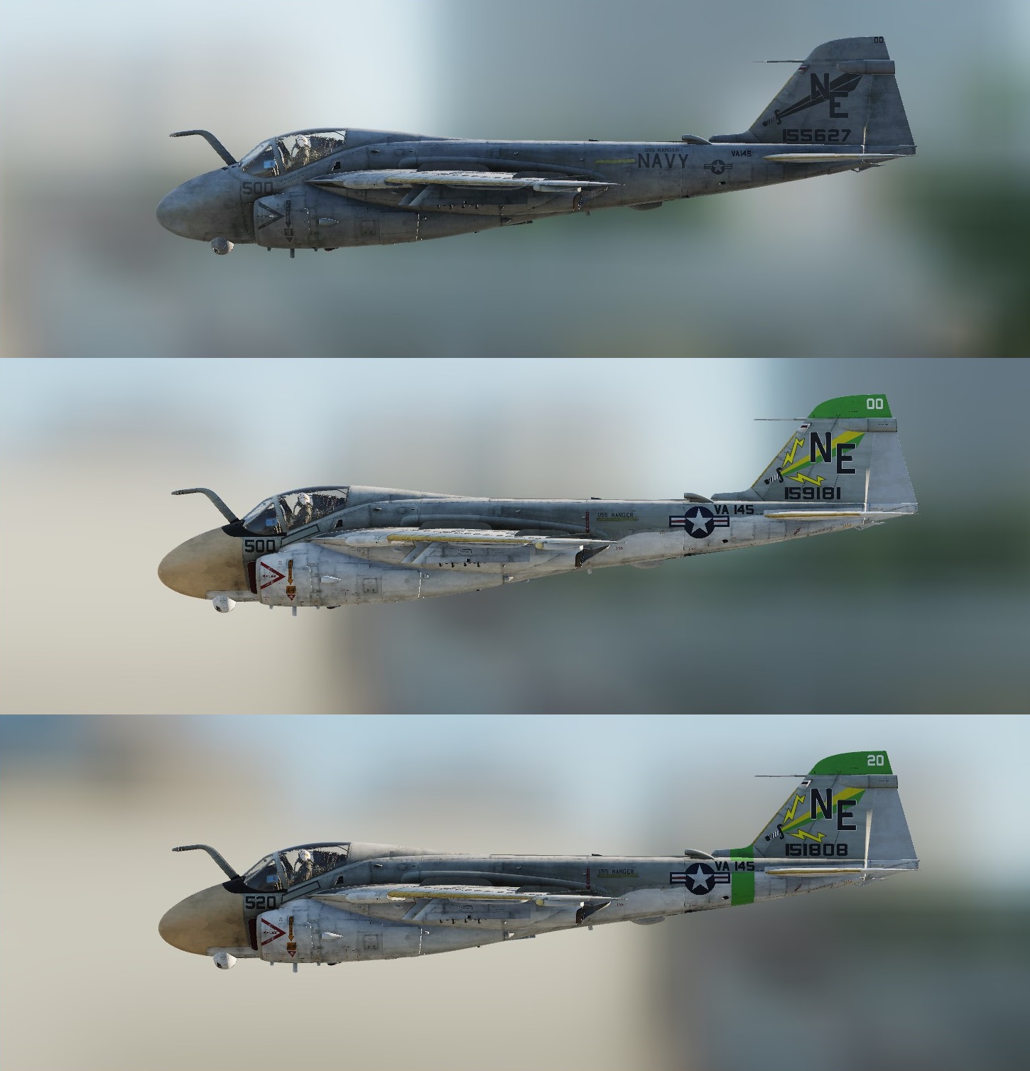 A-6E Intruder Pack 3 VA-145 Swordsmen