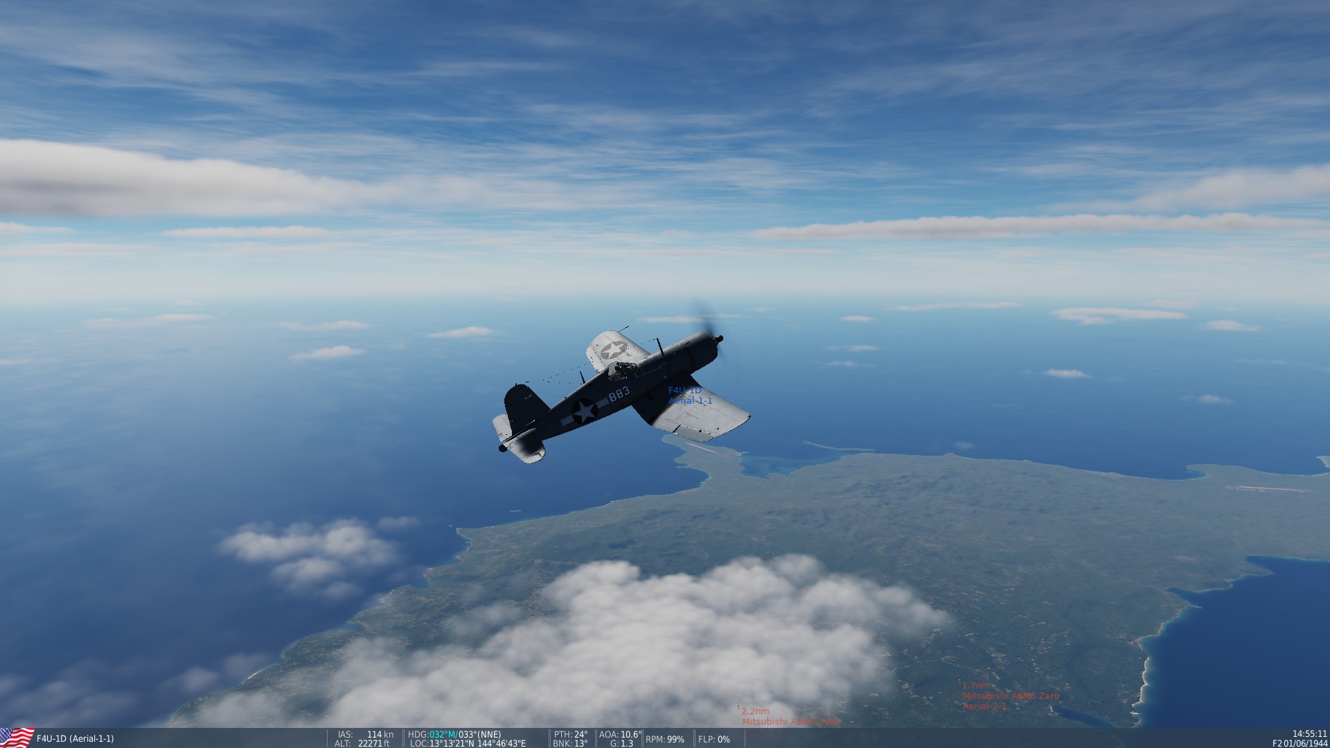 VMF-214 "Black Sheep" Bougainville No.883 