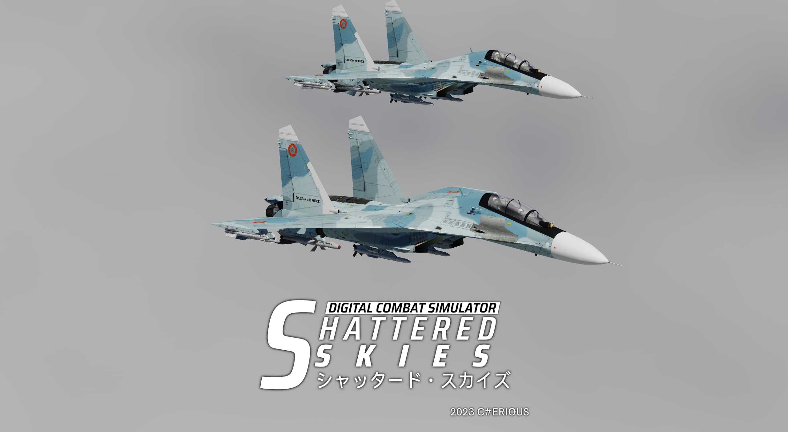 Shattered Skies Project - Su-30 (Vanilla) Erusean Air Force standard blue