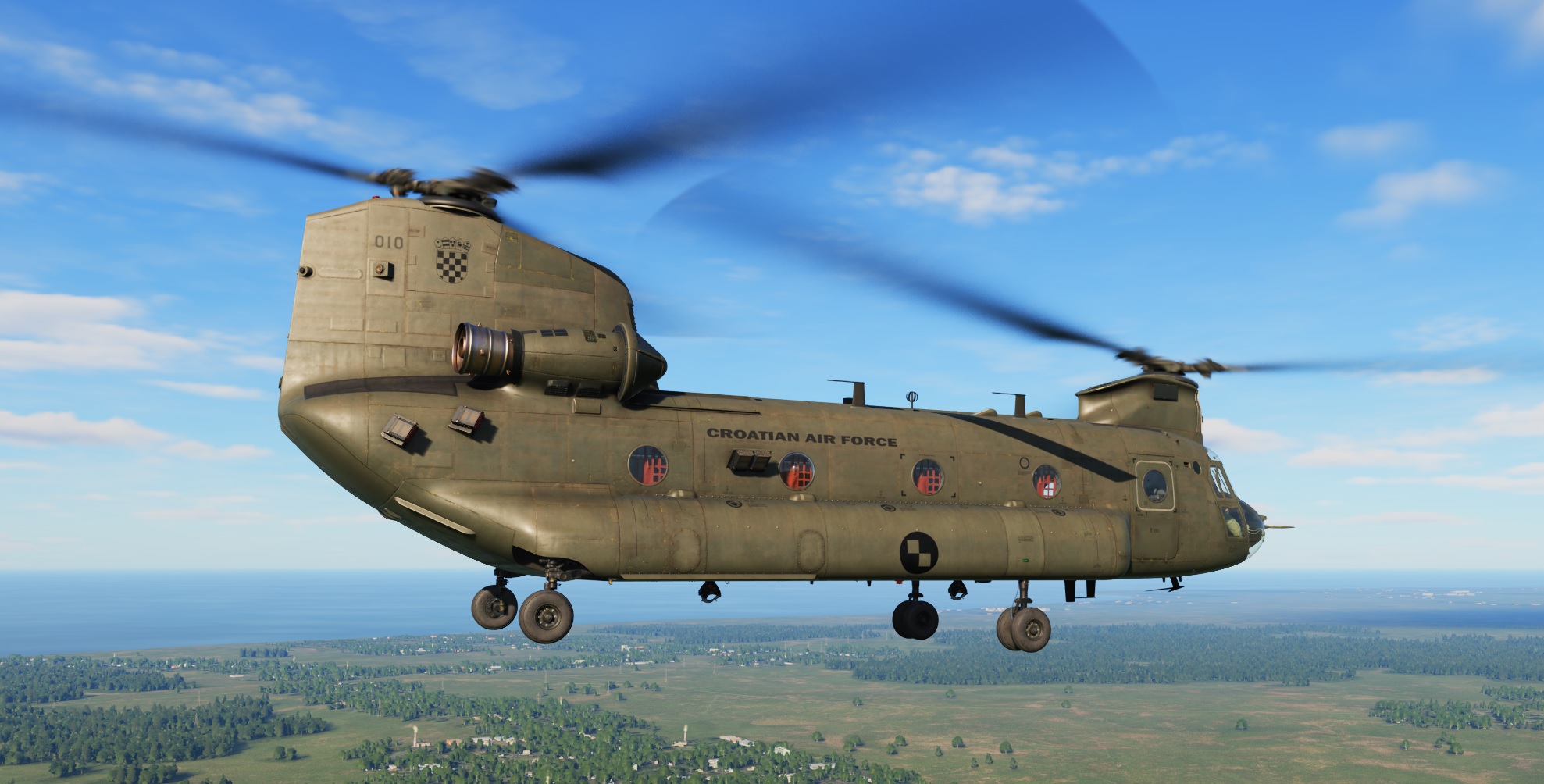 CH-47F Croatian Air Force Green(Fictional)