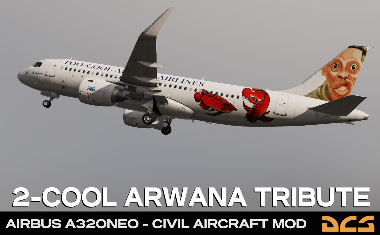 Tukul Arwana Airlines A320 Neo - Civil Aircraft Mod