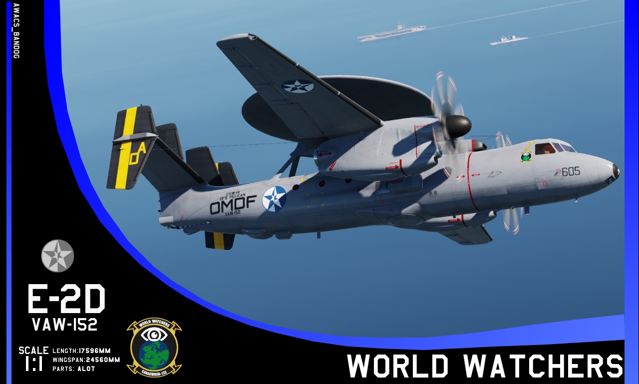 Ace Combat - Carrier Airborne Early Warning Squadron 152 "World Watchers" E-2C
