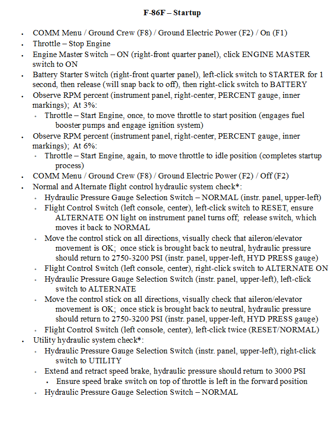 F-86F Kneeboards by AKA_Relent