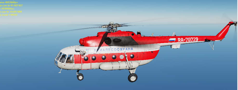 Mi-8 Avialesookhrana skin (Corrected)