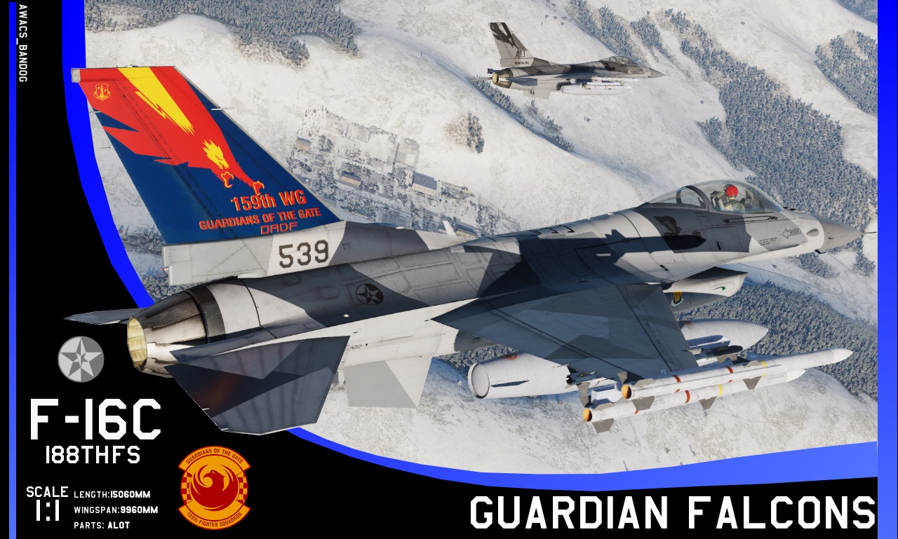 Ace Combat - 188th Fighter Squadron "Guardian Falcons" Eaglin Air National Guard