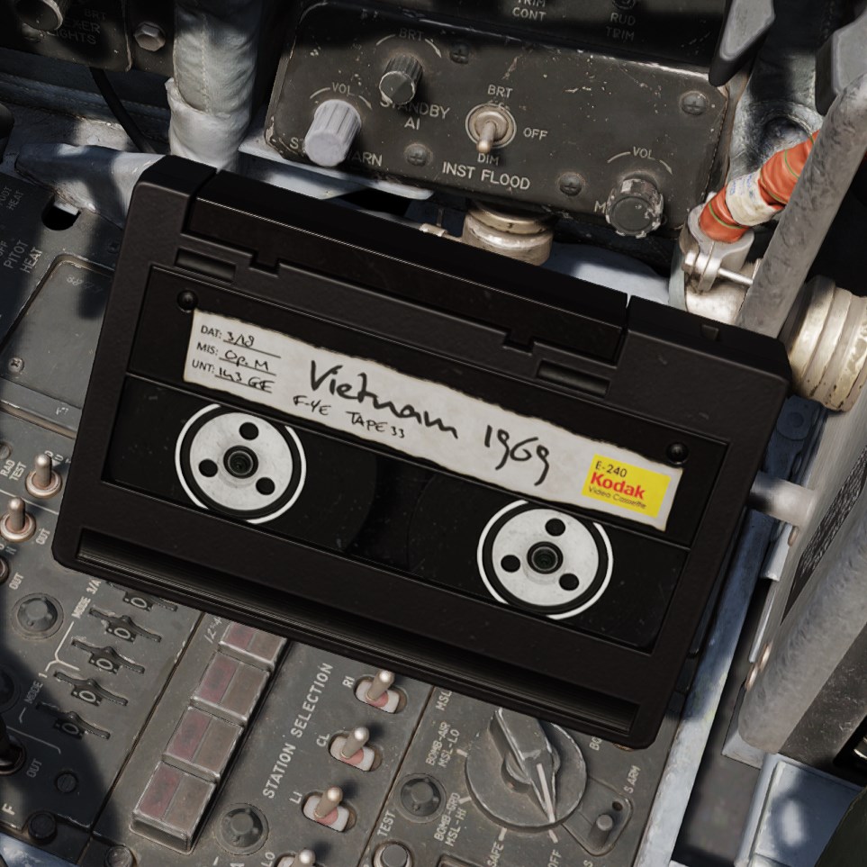 F-4E Phantom II - TapePlayer Cassette Label Mods