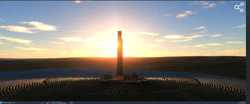 SINAI MAP - Ashalim Solar power station location