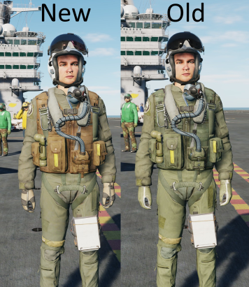 F/A-18C Pilot Model Realistic Retexture