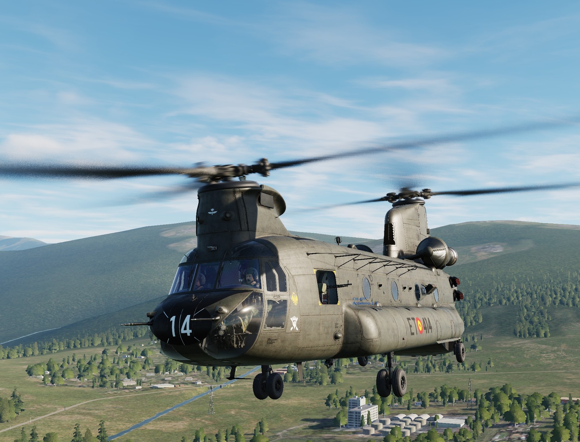 4/8 SPANISH FAMET CH-47D SKIN PACK  GREEN(2/2)
