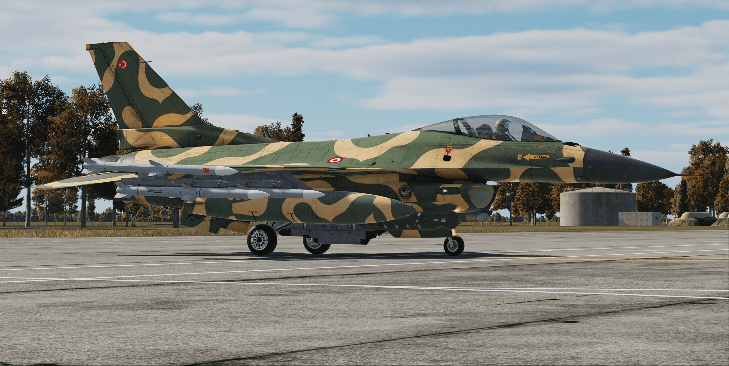 TuAF F-16C | 101. Filo – Çöl Tilkisi (101 Hunter Sqn)
