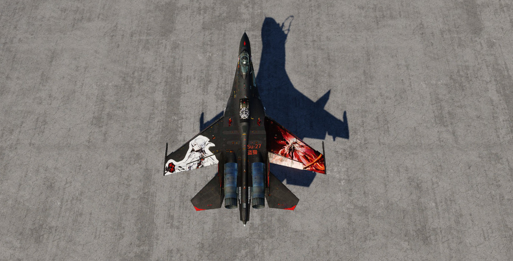 su-27 阿蕾奇诺痛机 Genshin Impact