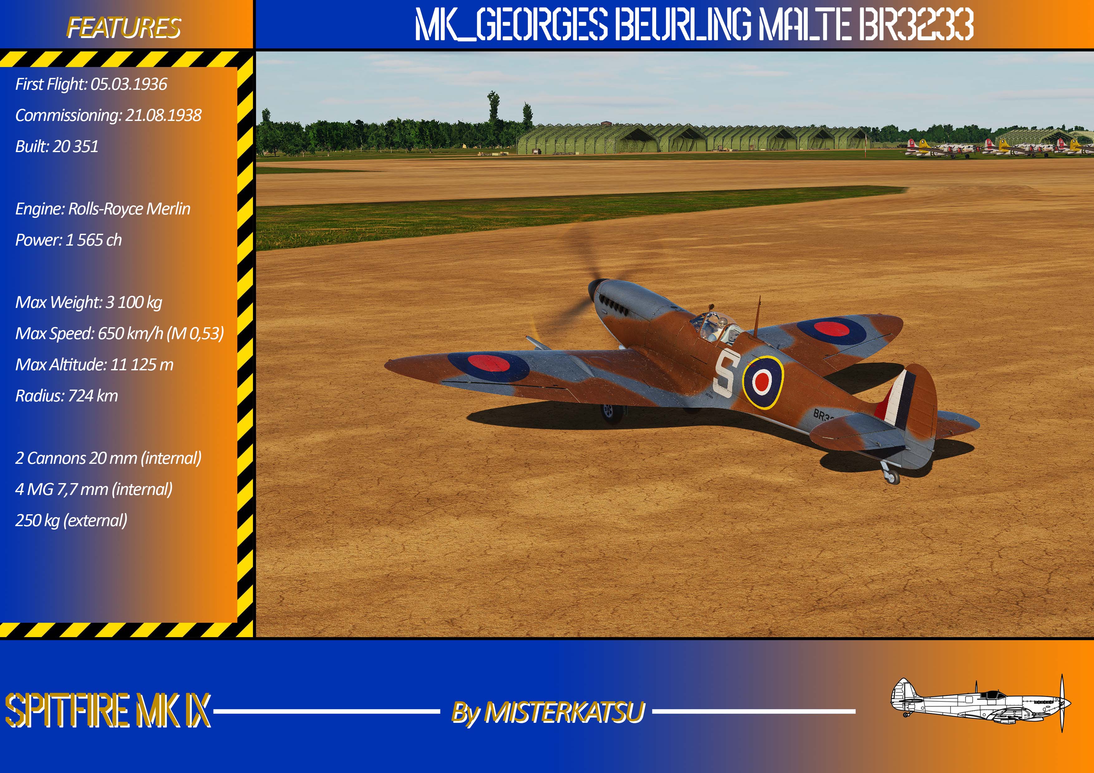 GEORGES BEURLING MALTE BR3233