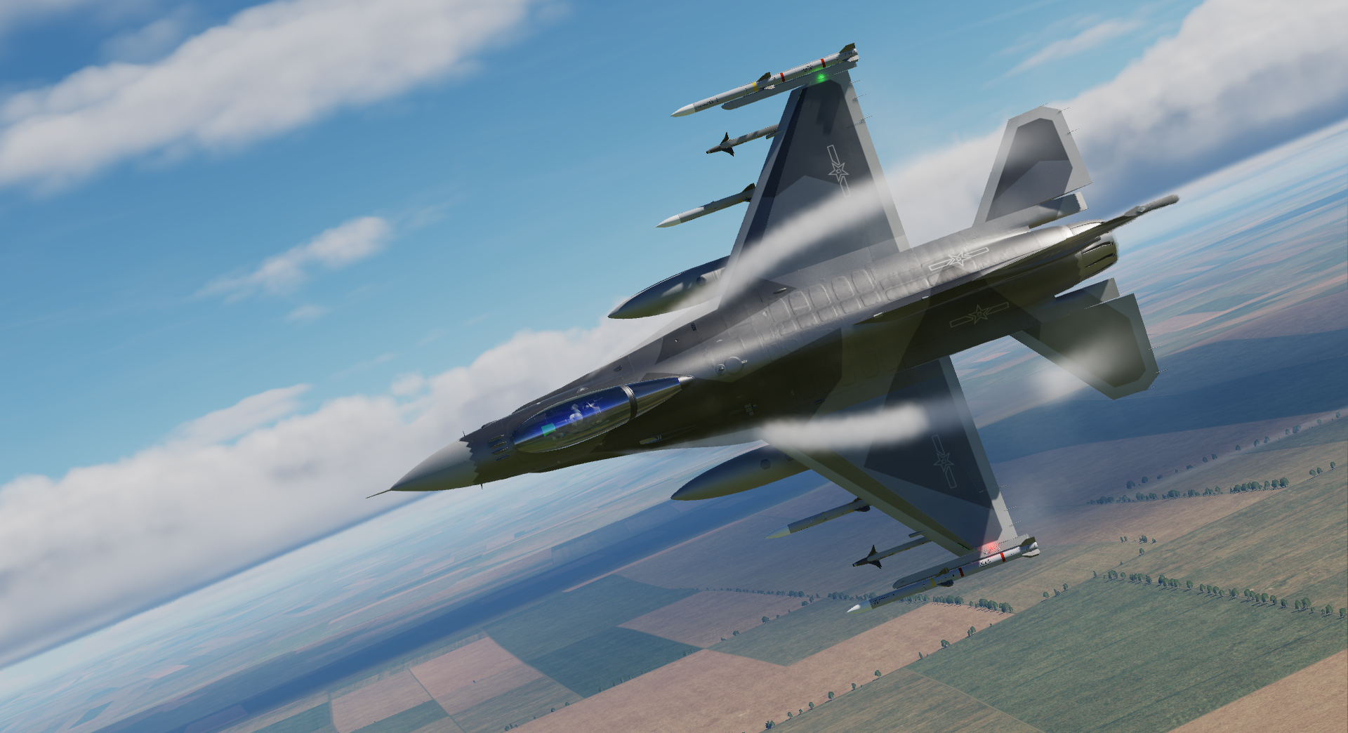 F-16 PLAAF J-20 Splinter Camo (Fictional) / 歼-20 割裂迷彩 (虚构) v1.1